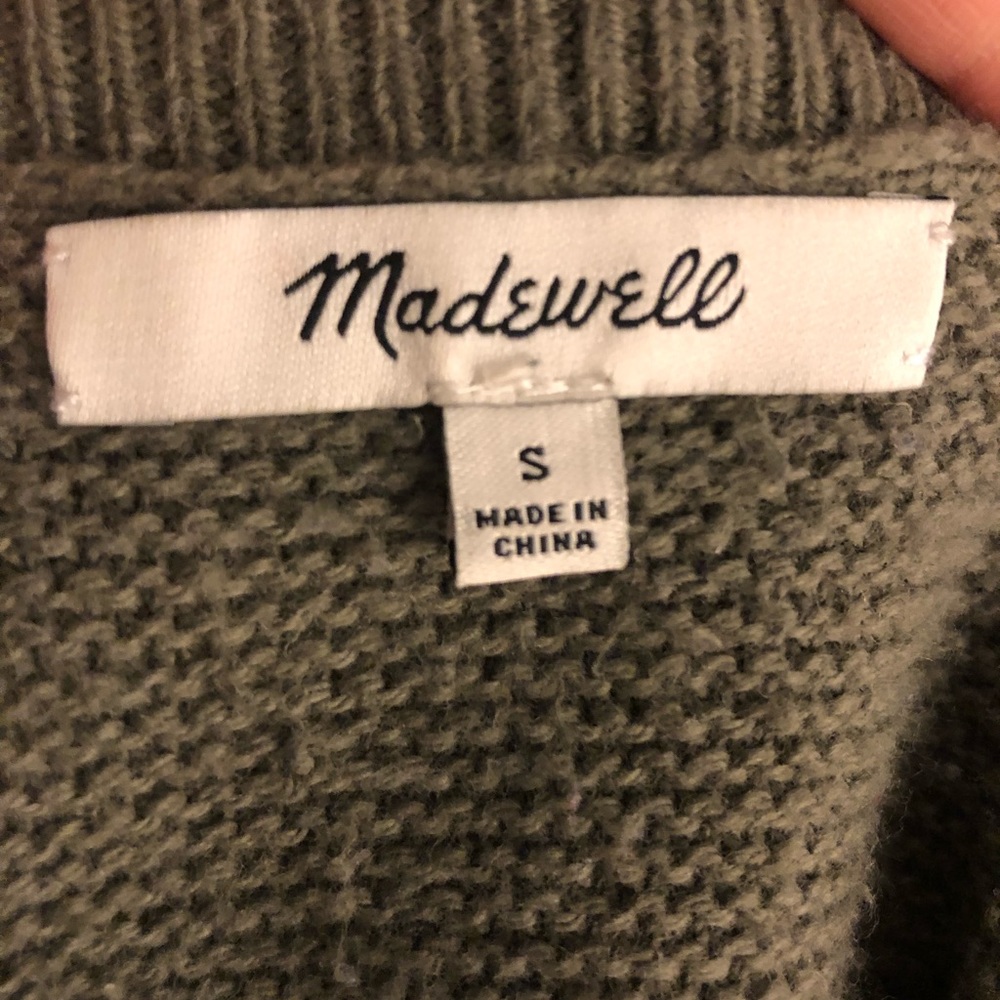 Madewell olive green thermal Small - Picture 4 of 6